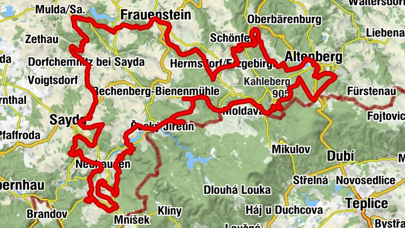 BLOCKLINE - The bike adventure in the Erzgebirge