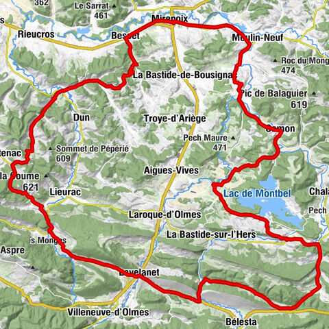 Cyclosport route 2 - The textile country