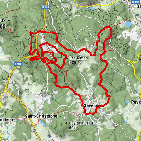 Trail Les rochers de Chabrières