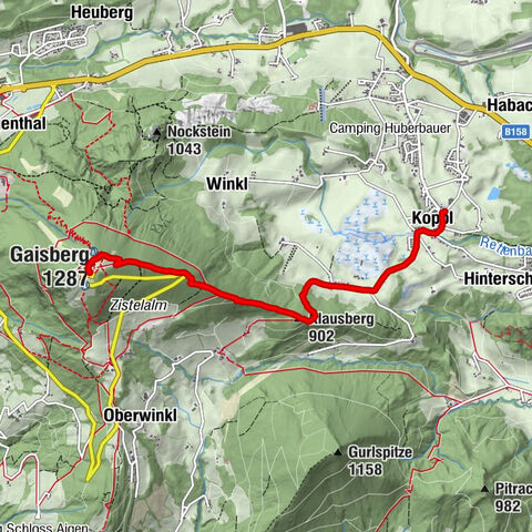 From Koppl to the Gaisberg summit