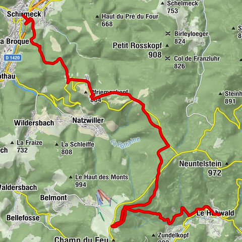 Crossing the Vosges Mountains - Stage 9 - Schirmeck - Le Hohwald