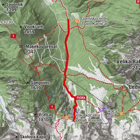 Via ferrata Češka koča
