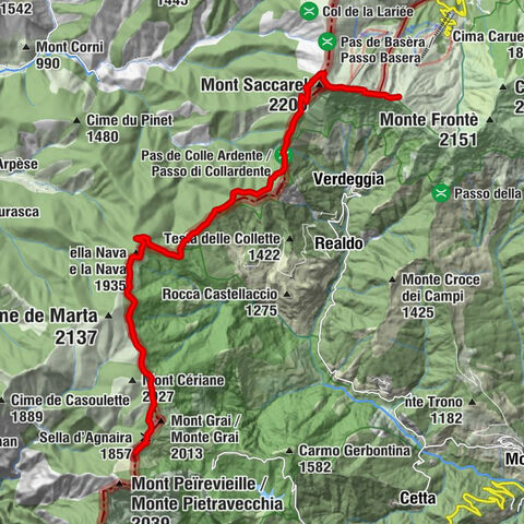 Trail no. 05: Colla d'Agnaira - Sella della Valletta