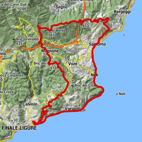 Rocche Bianche e Monte Mao (Finale Ligure)
