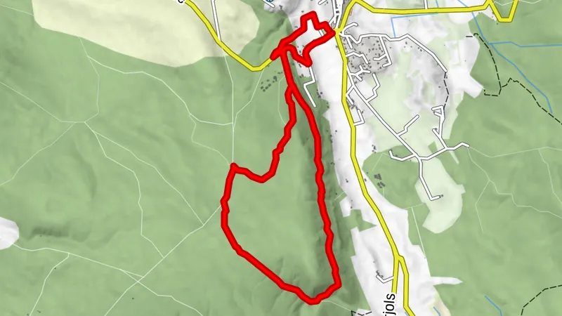 VTT FFC site - Provence Verdon - Route 49 - Blue - Montmeyan