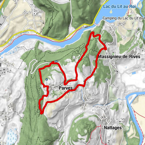 Hike starting from Parves-et-Nattages: le circuit du Sorbier