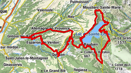 Cycling along the water and the unique history of the Verdon