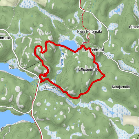 Pöröpeikon polku trail, Parikkala