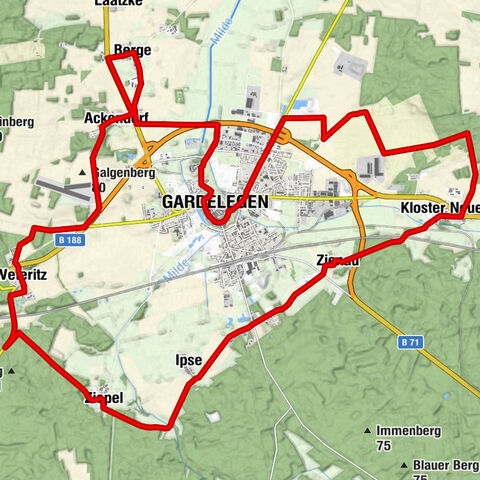The Altmark Reformation Bike Route - circular tour