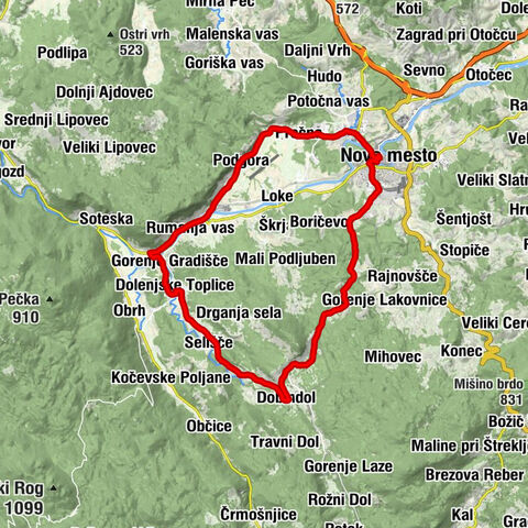 The thermal spa bicycle trail