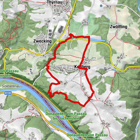 Kellberg-Thyrnau: Kellberg Celts route