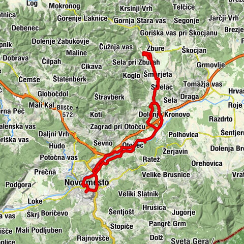 From Novo Mesto to the warm spring Klevevž