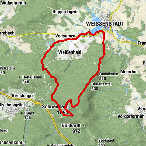 Weissenstadt to Schneeberg