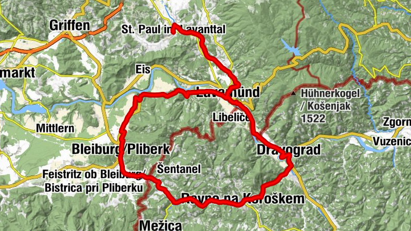 St. Paul: Genussradtour 3 - Dravograd/Slowenien
