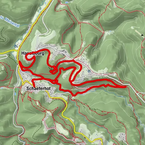 Circuit of the Baerenloch washhouse