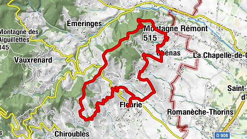 B5 Mountain Bike Tour from Fleurie to Chénas