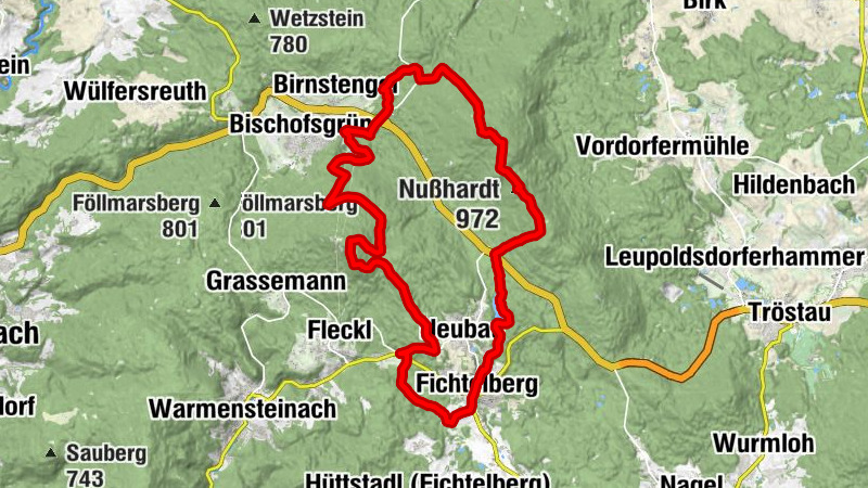 Ochsenkopf - Schneeberg Rundtour
