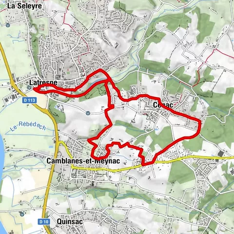 Boucle Latresne/ Cénac/ Camblanes et Meynac