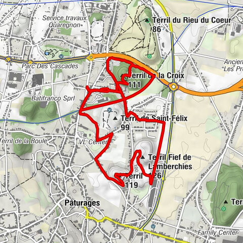 Quaregnon - Terril de la Croix - Terril - Terril Fief de Lamberchies