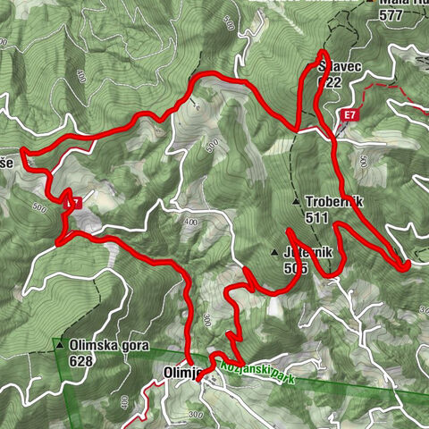 Klooster van Olimje en de uitkijktoren