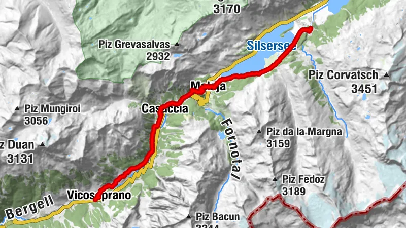 Emerald Route Sils - Vicosoprano