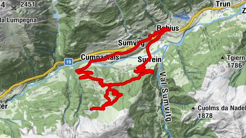 Lag da Laus: small circular route