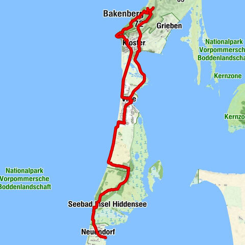 Hiddensee Halbrundwanderung