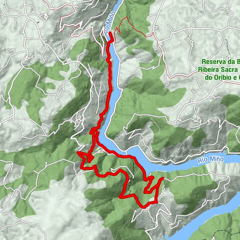 Ribeira Sacra (Miño): von Puente de Belesar nach Muiñovedro und Nogeira und zurück