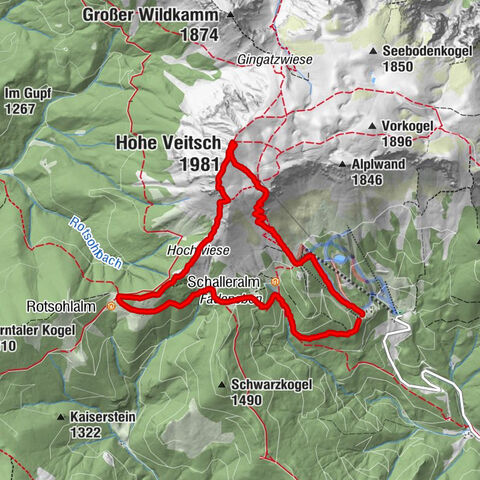 Hohe Veitsch Runde über den Teuflssteig