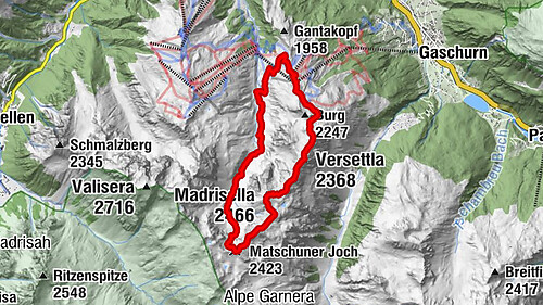 Madrisella summit path