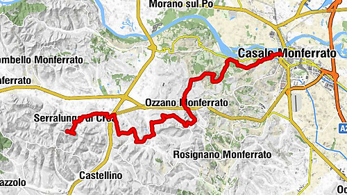 Sentiero 700 - SVC Tratto Crea - Casale in camminata