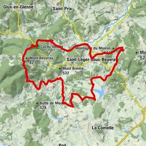 A VTT dans le Morvan