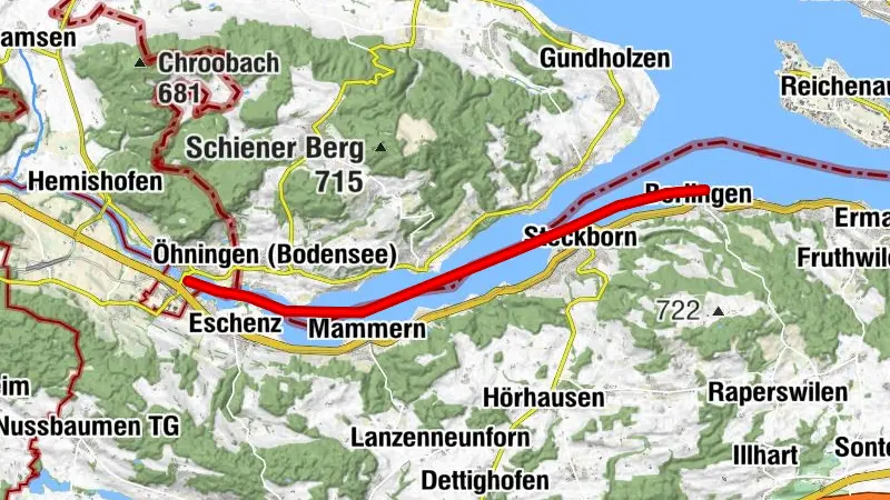 SchweizMobil 30: Lake Constance Canoe (Stage 2: Berlingen - Stein am Rhein)
