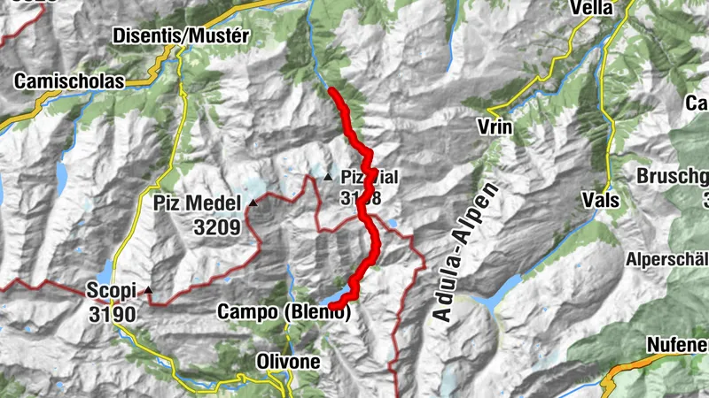 Greina in 2 days from Ticino to Graubünden: Luzzone - Val Sumvitg