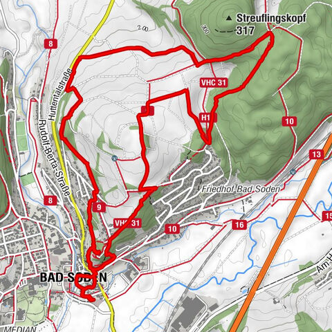 BAD SODEN | Spessartfährte - Stolzenberg Ritterblick