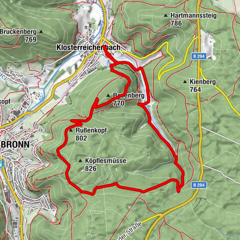Baiersbronner Himmelsweg: Monk Route Klosterreichenbach
