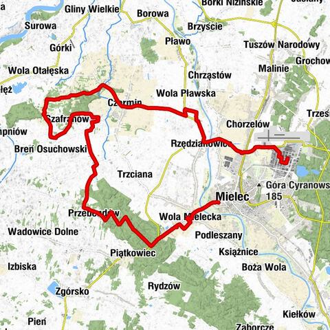 Czermin Łysaków Ziempniów Dąbrówka Osuchowska
