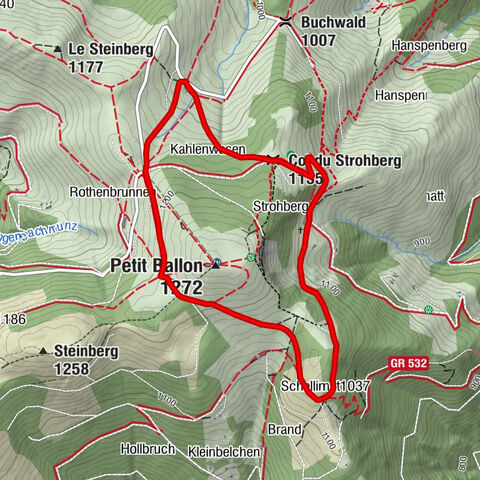 Farm-Inn Strohberg walk "From one valley to the other"