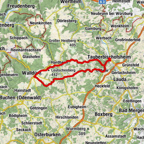 E-Bike-Tour Tauberbischofsheim-Walldürn-Tauberbischofsheim
