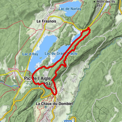 La Chaux-du-Dombief - Pic de l'Aigle - Chapelle Saint-Vincent