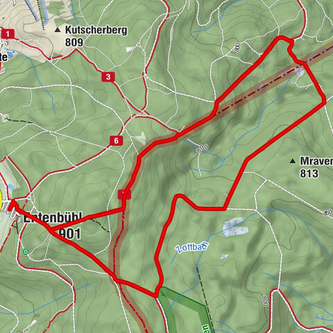 Silberhütte - Hubertus - Entenbühl - Kreuzbrunnen