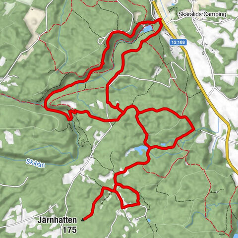 Skäralid - Järnhatten - Kopparhatten - Skäralids Restaurang