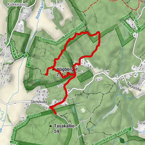 Hakunilan suuralue - Högberget