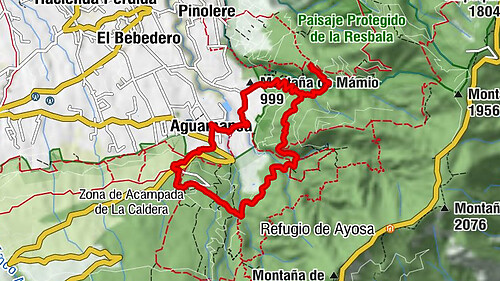 La Orotava - Llano de los Corrales - Montaña de Mámio - Aguamansa