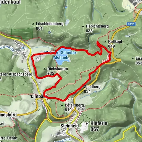 Circular route - "When Rennsteig meets the Schwarzatal panorama path" - Limbach