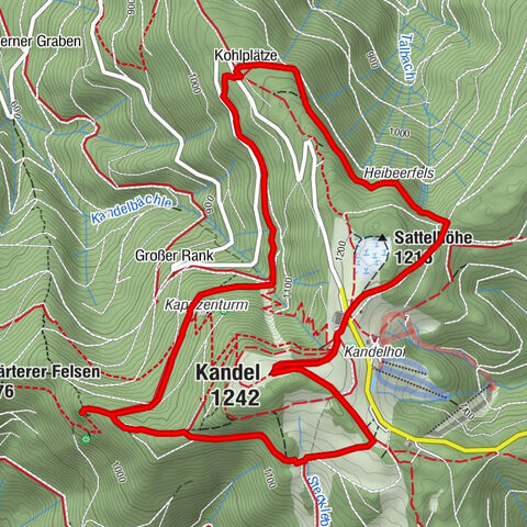 Rund um den Kandelgipfel mit tollen Ausblicken