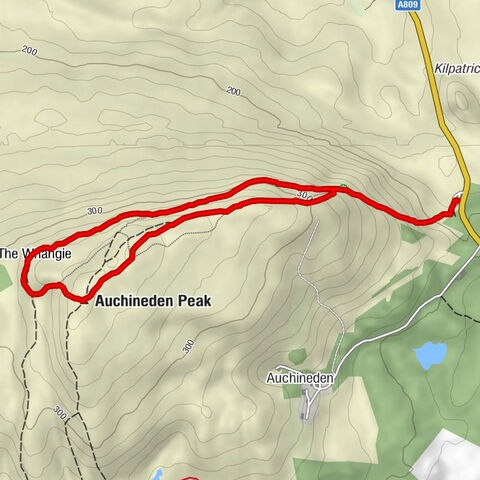 Queen's View - The Whangie - Auchineden Peak - Auchineden