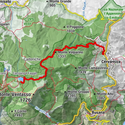 Cervarezza - Monte Volparino - Bivacco Le Cadoniche - sorgente