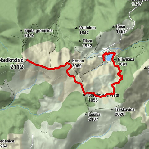 Općina Gornji Vakuf-Uskoplje - Sarajevska vrata - Krstac - Nadkrstac