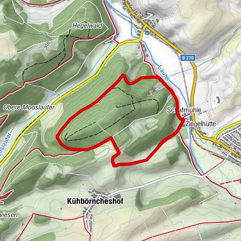 Katzweiler - small Gehretswald route (circular route)